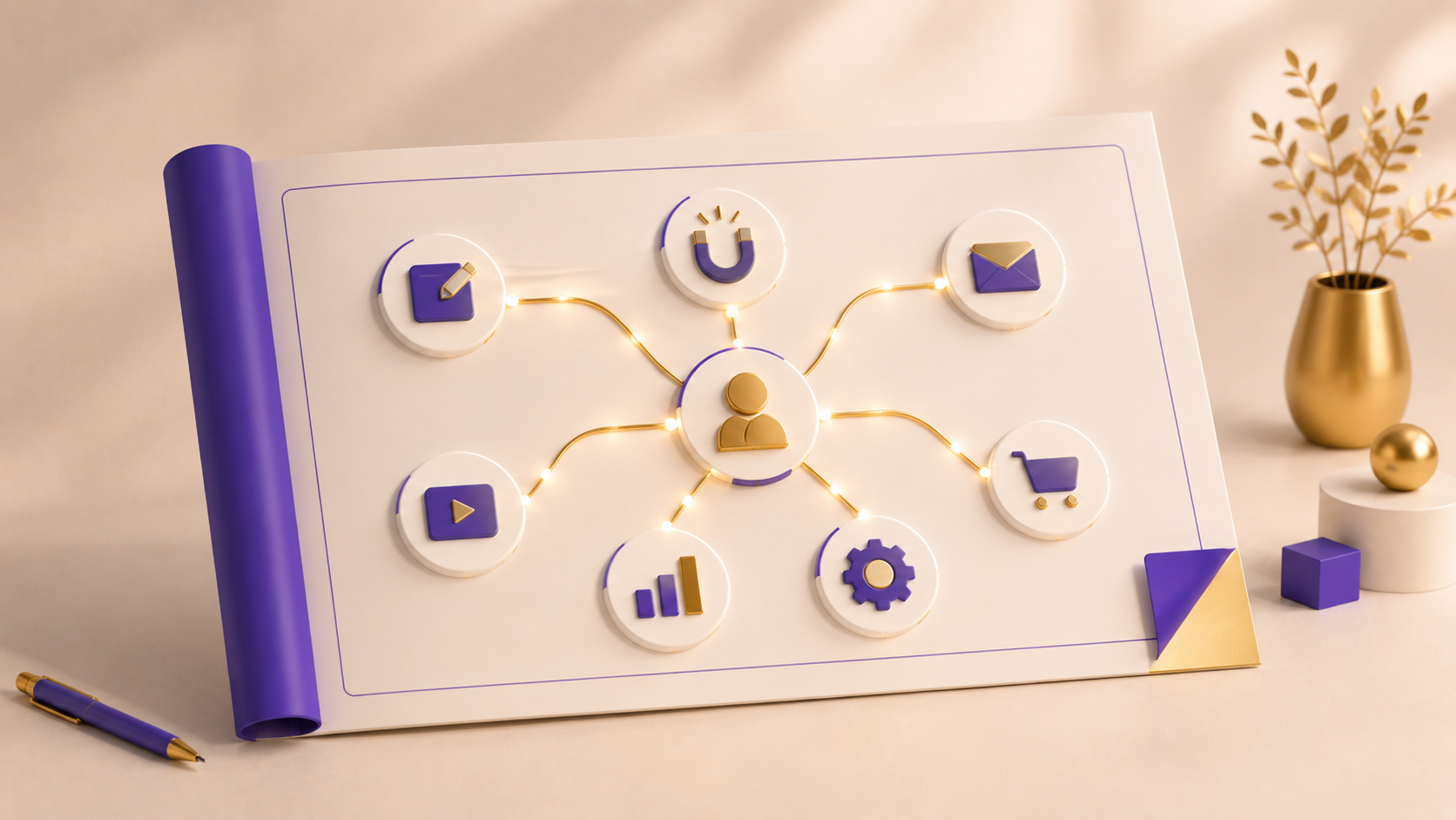 The one-page business map: what to build first